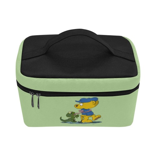 Ferald and The Baby Lizard Cosmetic Bag/Large (Model 1658)
