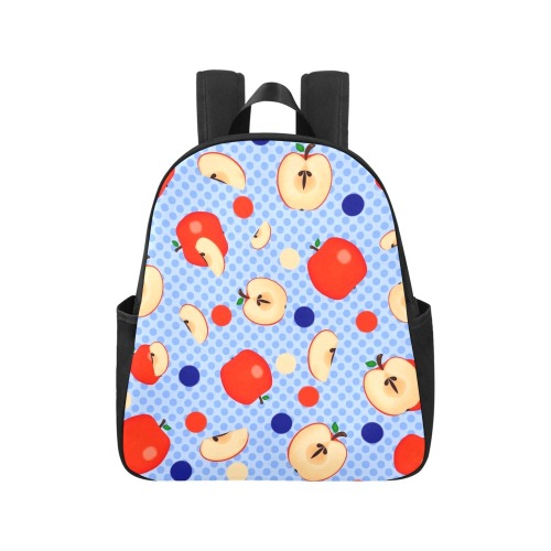 Apple a day Multi-Pocket Fabric Backpack (Model 1684)