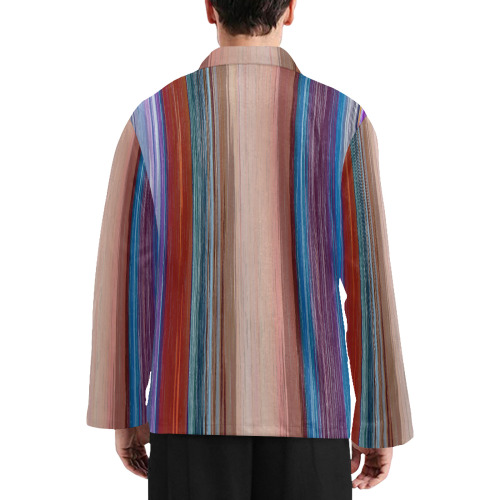 Altered Colours 1537 Men's V-Neck Long Pajama Top