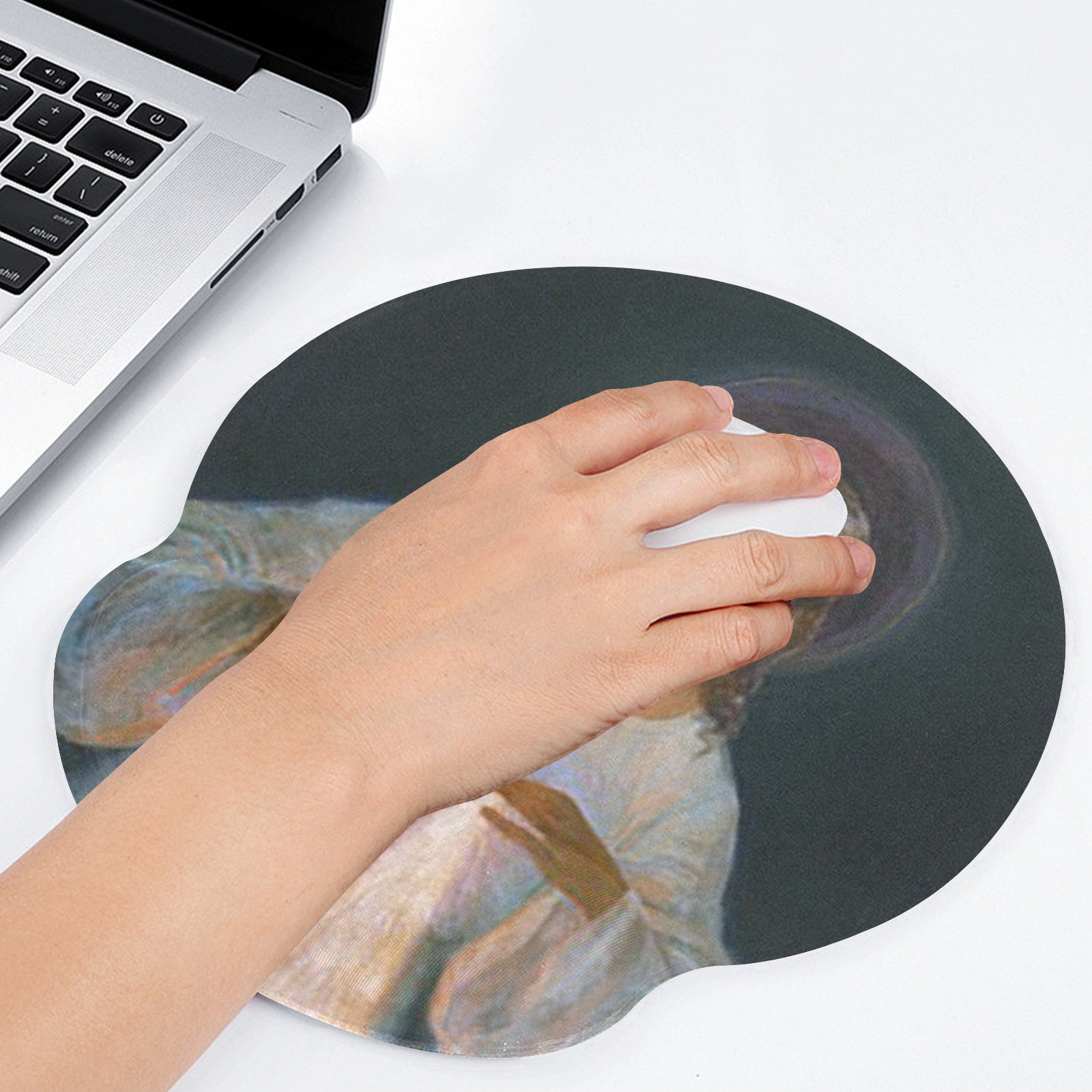 Divine Mercy Mouse Pad with Wrist Rest Support | ID: D6592776