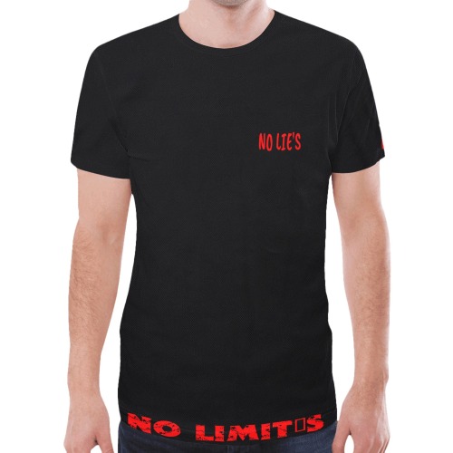 NO Lie No Limit New All Over Print T-shirt for Men (Model T45)