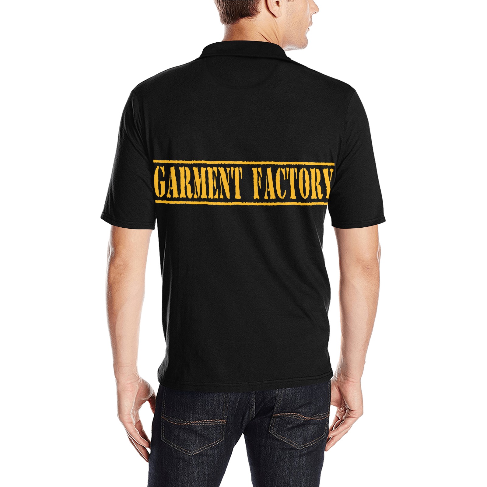 bb Garment Factory Men's All Over Print Polo Shirt (Model T55)