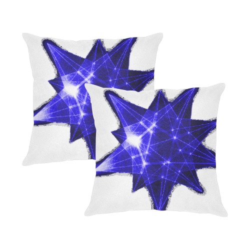 digital 3d (1) Linen Zippered Pillowcase 18"x18"(Two Sides&Pack of 2)