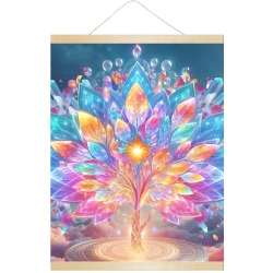 Crystal Tree Hanging Poster 18"x24"