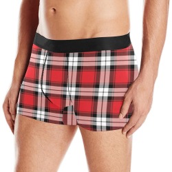 Plaid Men's Boxer Shorts Men's All Over Print Boxer Briefs (Model L10)