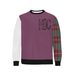 MountClaire Men's Rib Cuff Crew Neck Sweatshirt (Model H34)