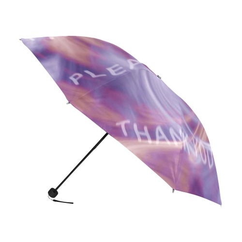 Ho'oponopono Purple Smoke Anti-UV Foldable Umbrella (U08)