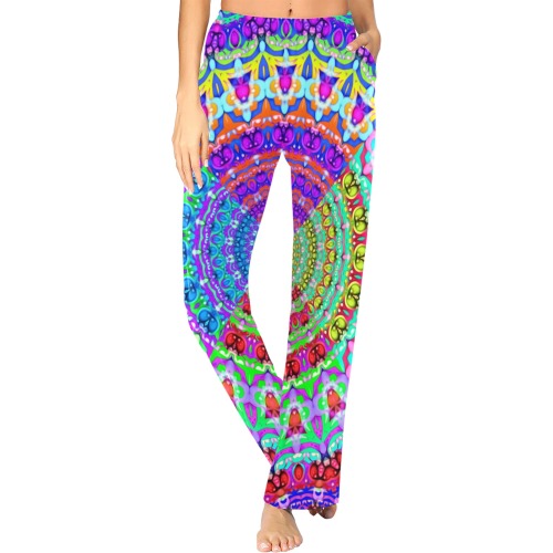 4 Triangles Power Mandala multicolored Women's Pajama Trousers