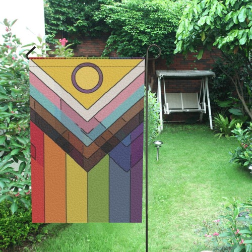 Lbgtq plus Pop Art by Nico Bielow Garden Flag 12‘’x18‘’(Twin Sides)