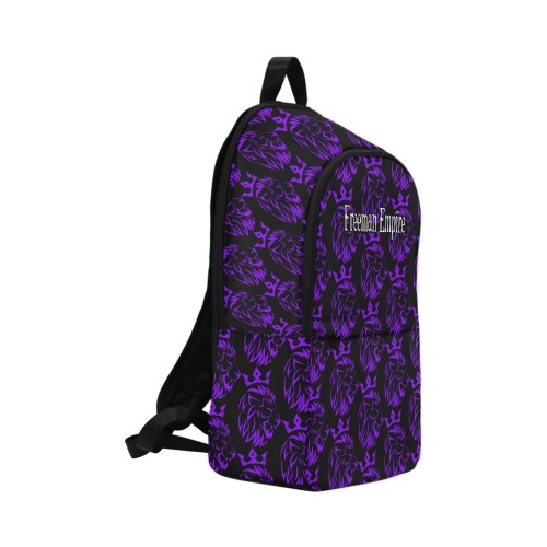 Freeman Empire Bookbag (Purple & Black) Fabric Backpack for Adult (Model 1659)