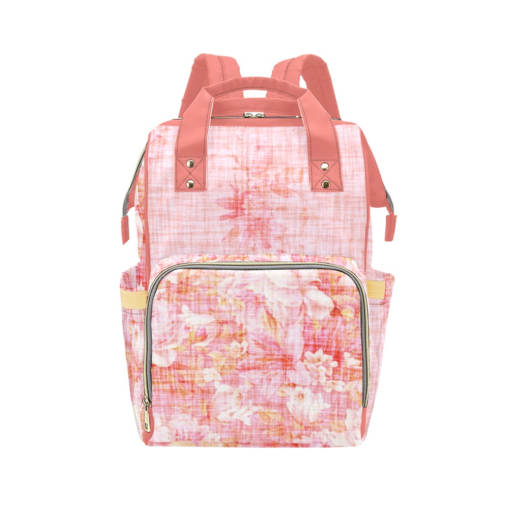 BlossomBlushBackpack Multi-Function Diaper Backpack/Diaper Bag (Model 1688)