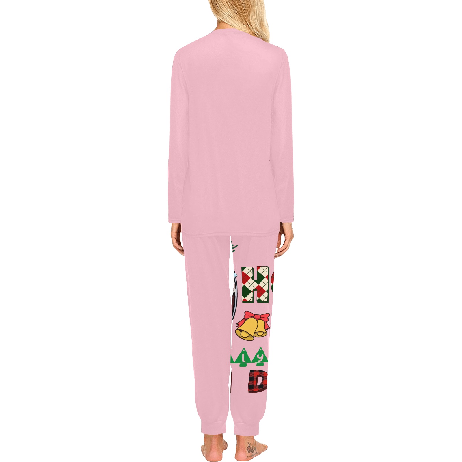 Ho Ho Holy Sheet I'm Drunk (P) Women's All Over Print Pajama Set