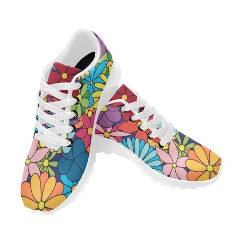 Hippy Flower Power Women’s Running Shoes (Model 020)