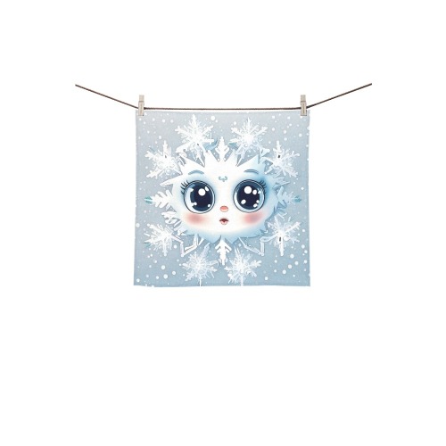 Little Snowflake Square Towel 13“x13”