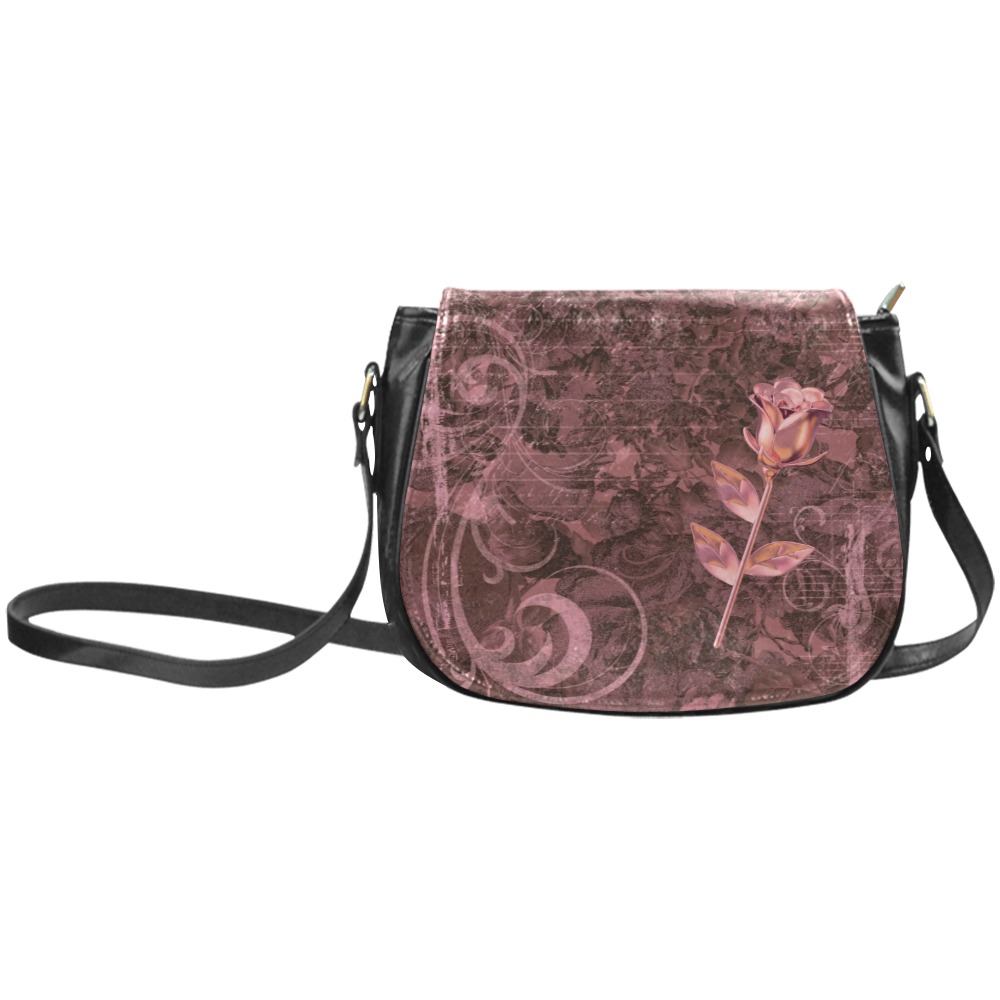 Rose Bud Saddle Bag Classic Saddle Bag/Large (Model 1648)