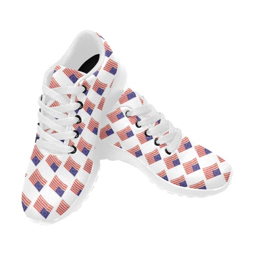 Besty Ross American Flags Women’s Running Shoes (Model 020)