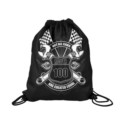 Not All Cars Are Created Equal Large Drawstring Bag Model 1604 (Twin Sides)  16.5"(W) * 19.3"(H)