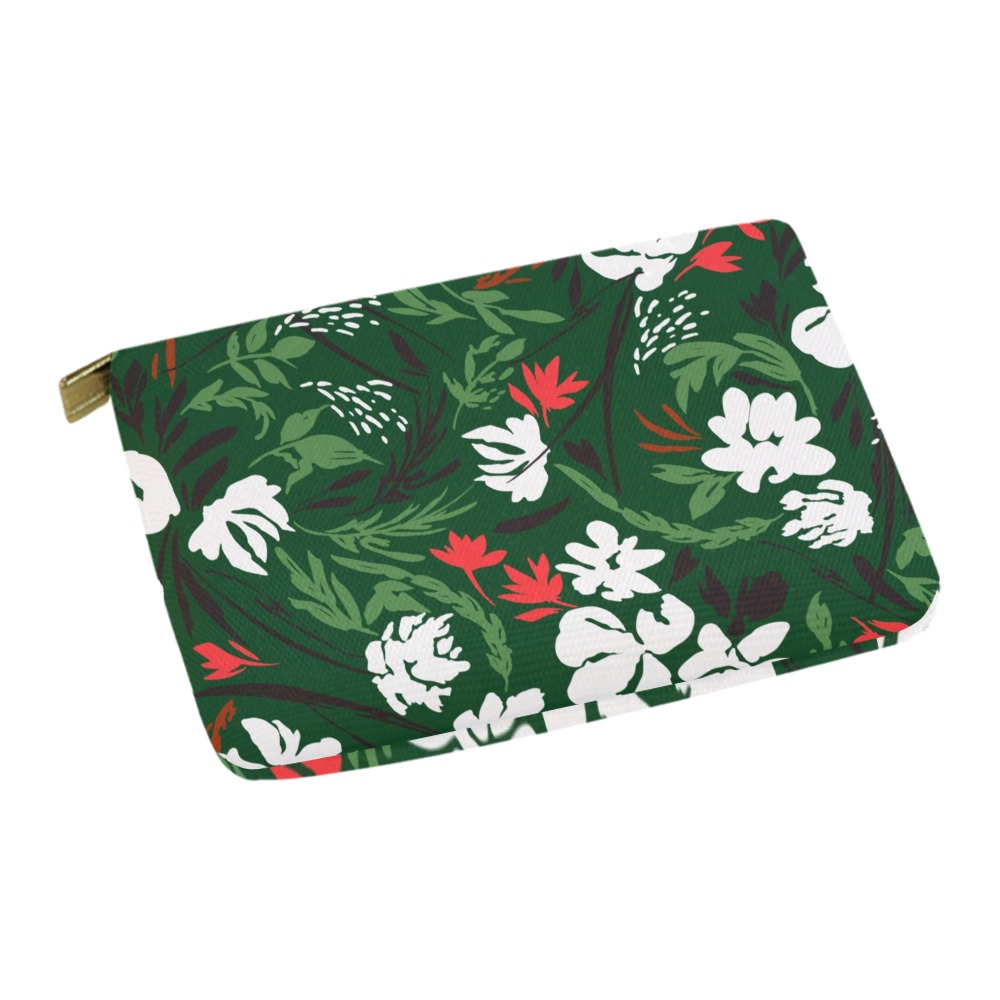 Vibrant flowers in the garden GR Carry-All Pouch 12.5''x8.5''