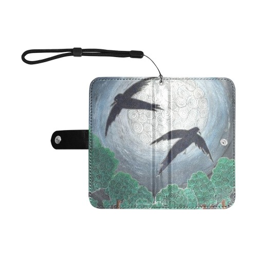 The Watchers Flip Leather Purse for Mobile Phone/Small (Model 1704)