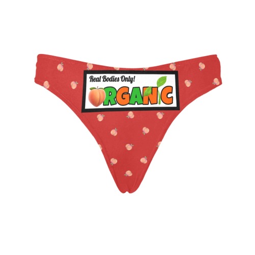 Dancer Thong (Red) Women's All Over Print Thongs (Model L30)