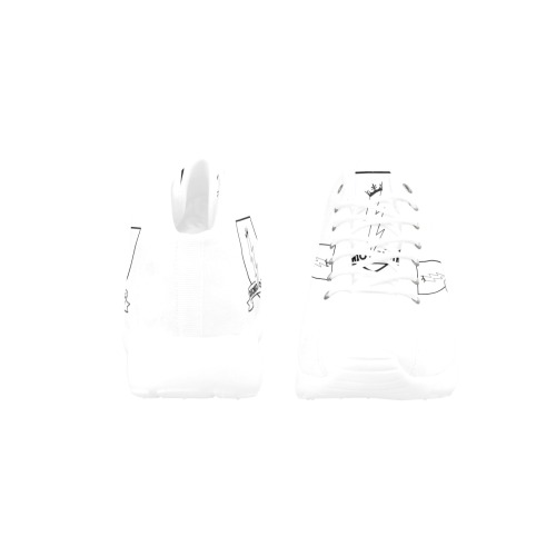 DIONIO Clothing - Class Act (White) Men's Basketball Training Shoes (Model 47502)