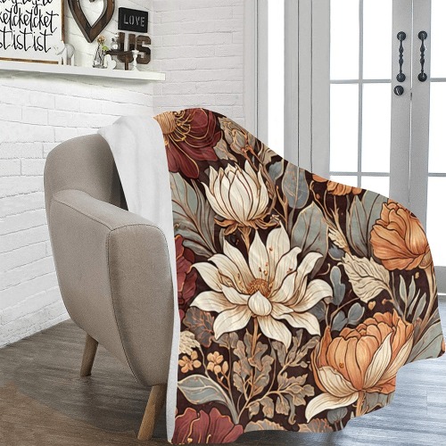 Fabulous Florals 17 Ultra-Soft Micro Fleece Blanket 54''x70''