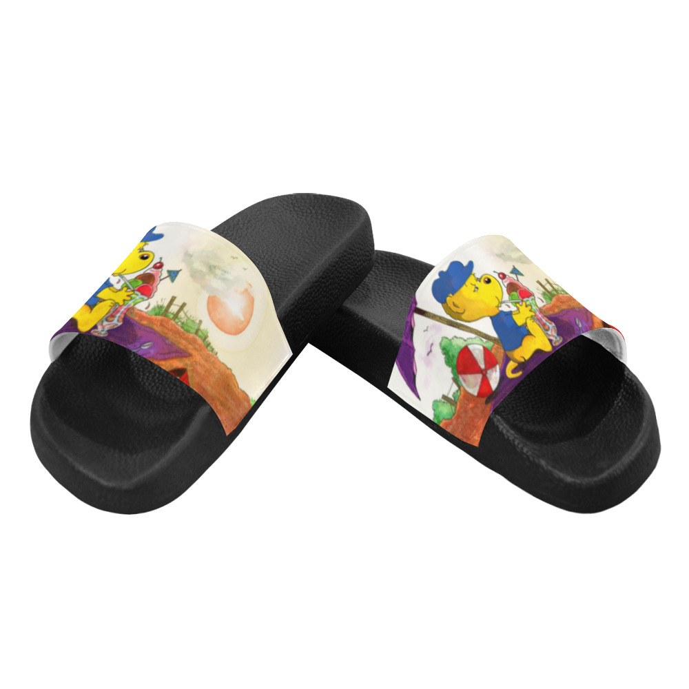 Ferald's Ice Cream Beach Delight Women's Slide Sandals (Model 057)