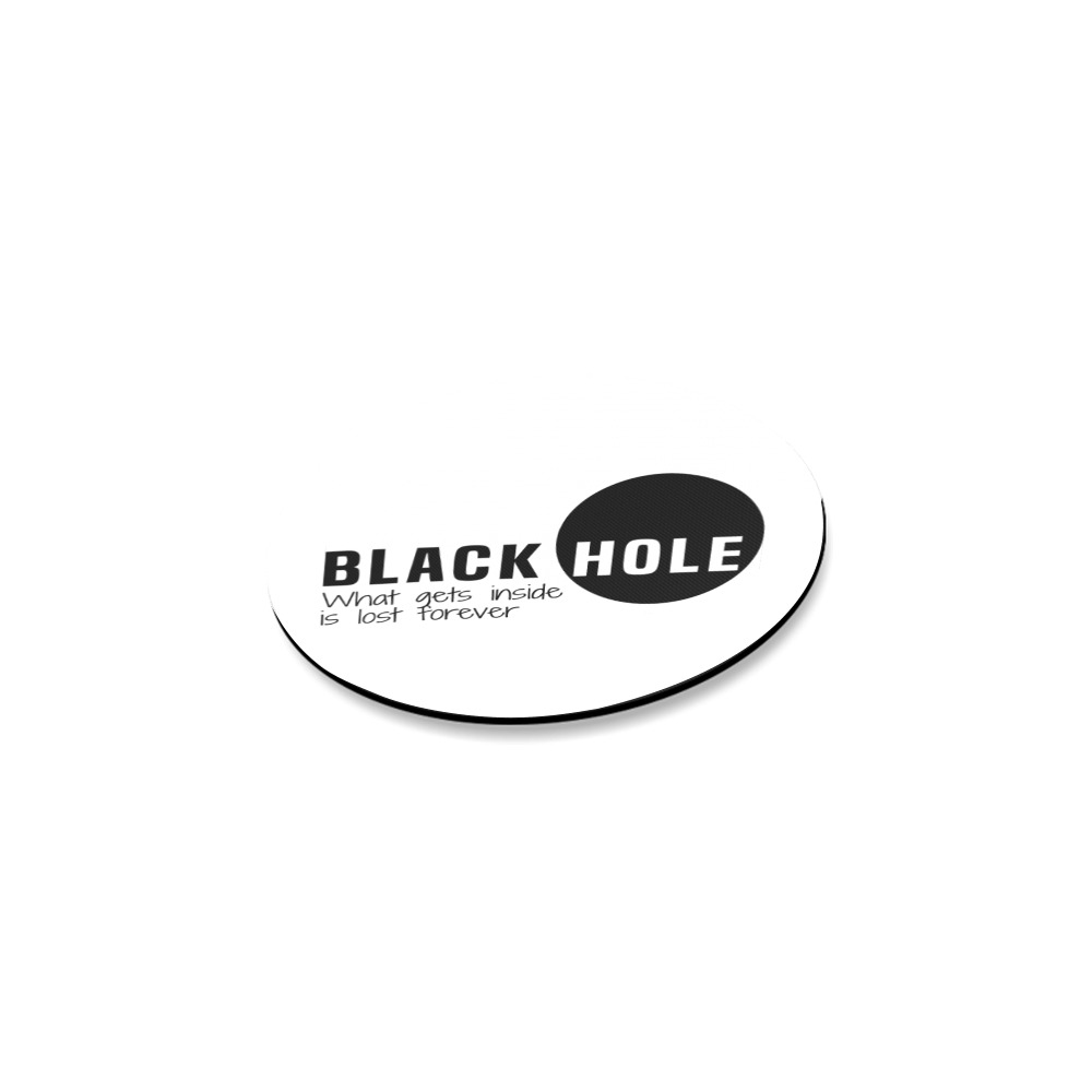 Black Hole What Gets Inside Is Lost Forever Black Round Coaster