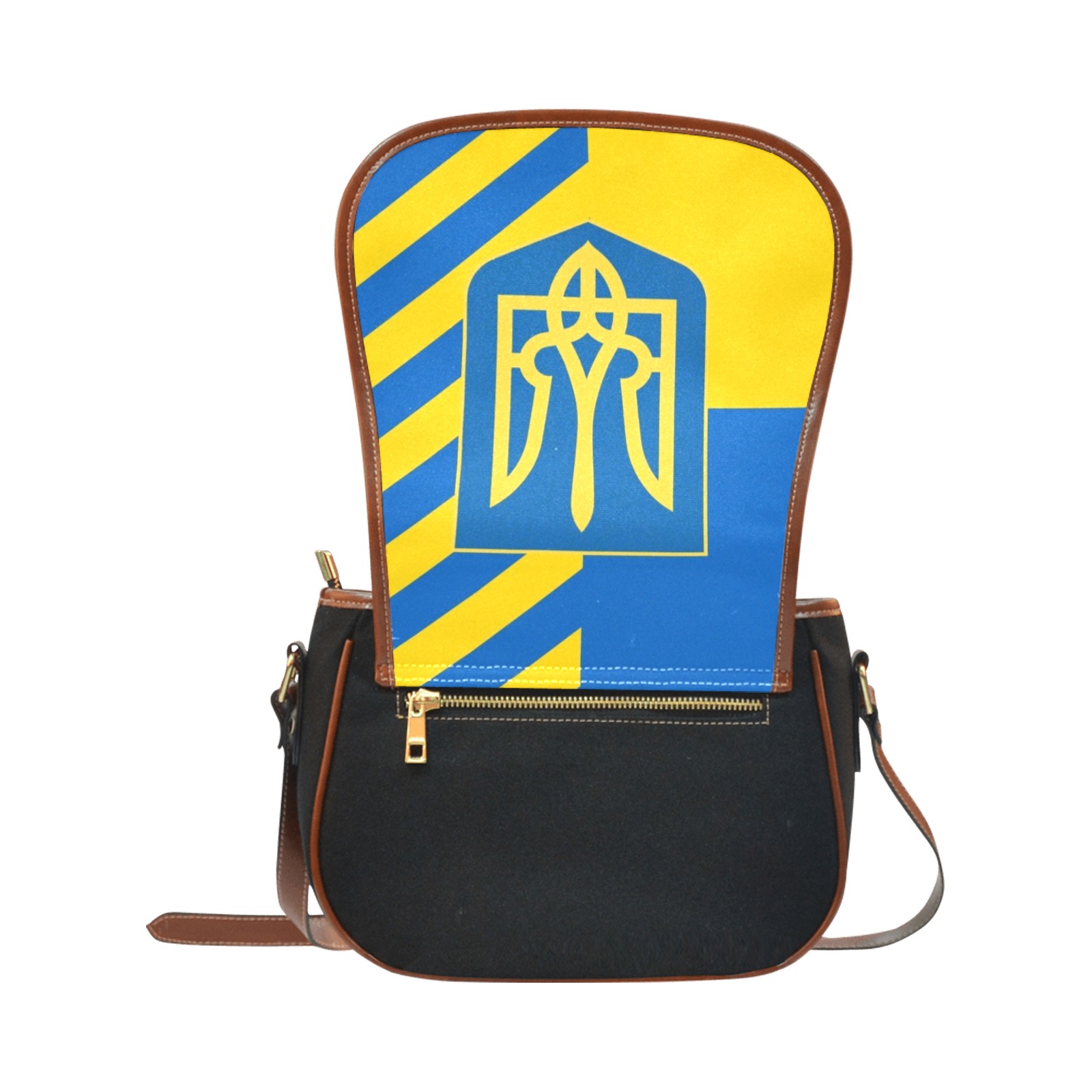 UKRAINE Saddle Bag/Small (Model 1649)(Flap Customization)