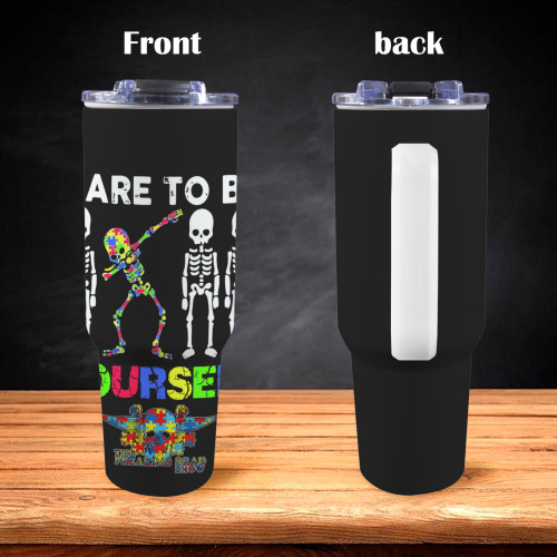 dare to be yourself 40oz Tumbler with Handle