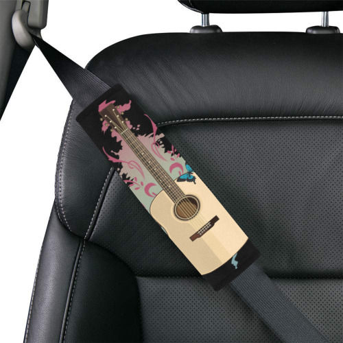 Guitar Vibes Car Seat Belt Cover 7''x10''