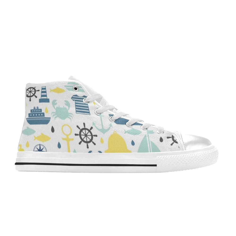 bb 959.9959 High Top Canvas Shoes for Kid (Model 017)