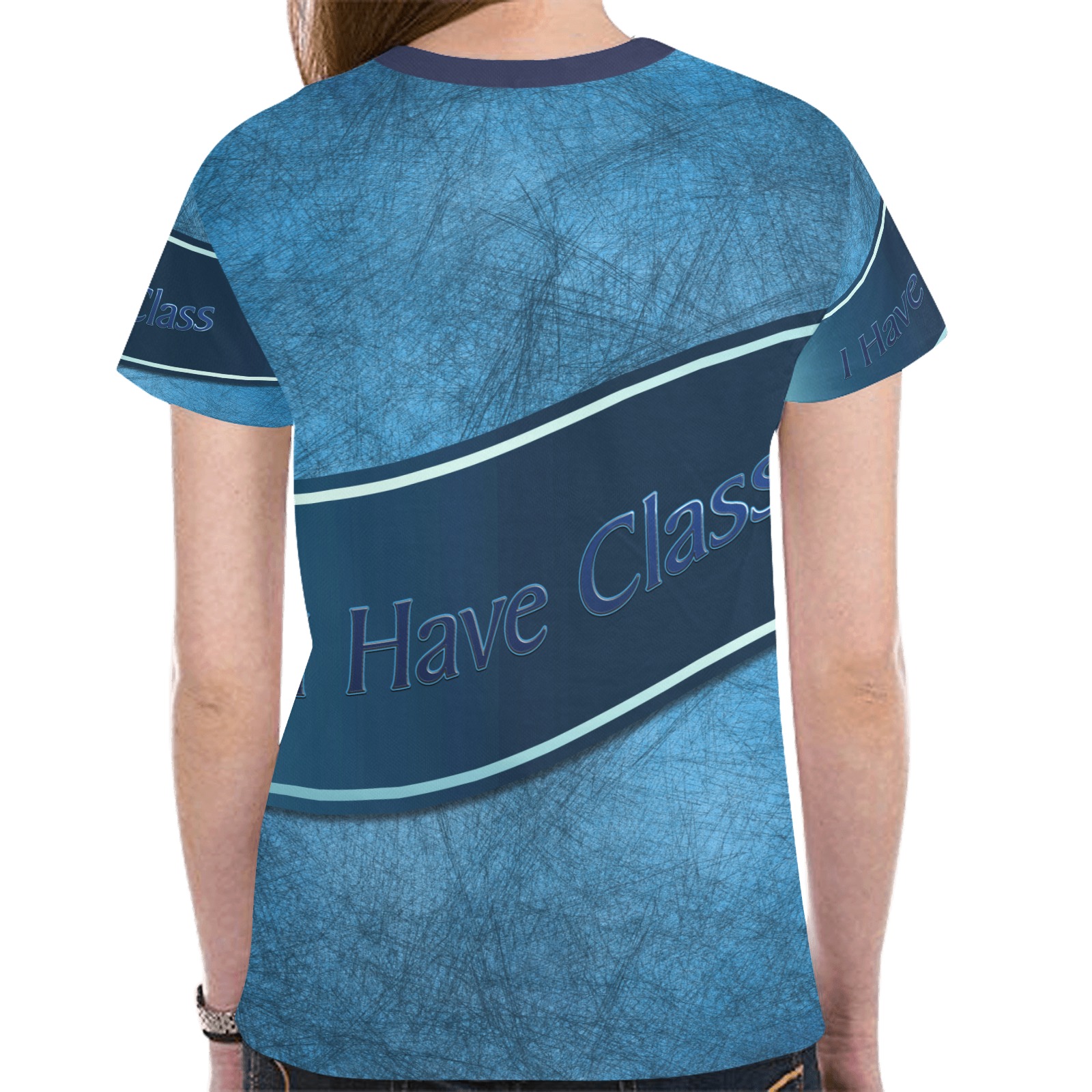 I Have Class New All Over Print T-shirt for Women (Model T45)