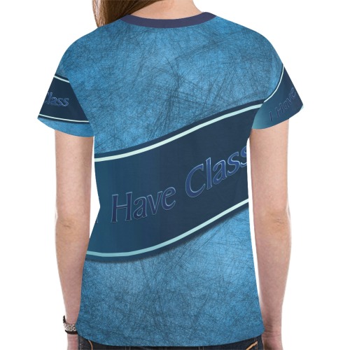 I Have Class New All Over Print T-shirt for Women (Model T45)