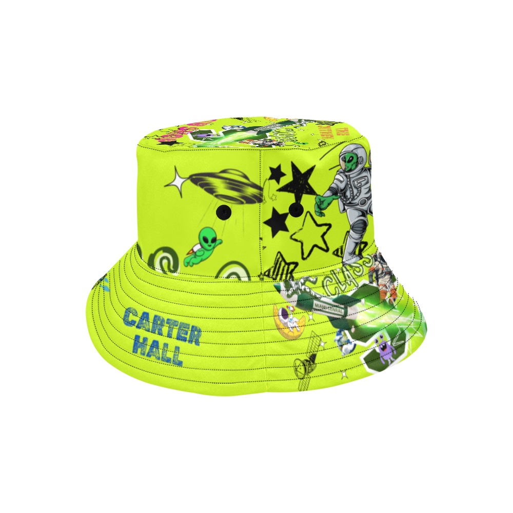 M Jean Central All Over Print Bucket Hat for Men