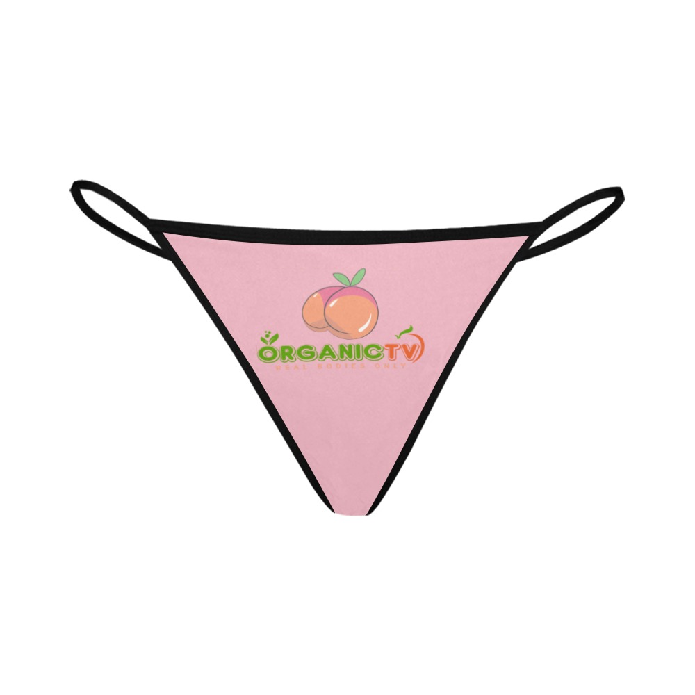 Light Pink GString Women's All Over Print GString Panties (Model L35