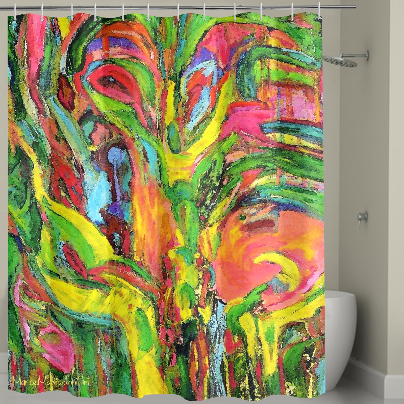 African Tree Collection Shower Curtain 72" x 72"