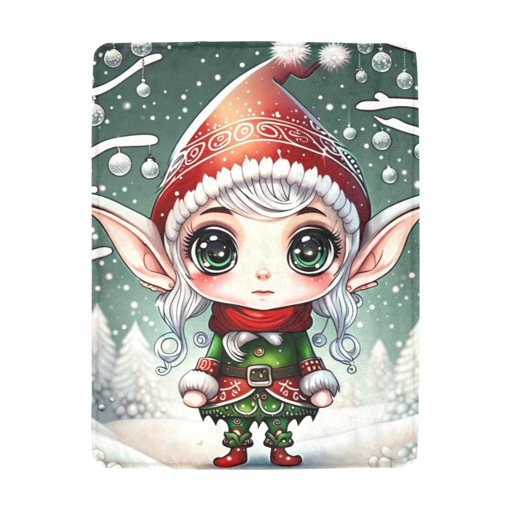 Christmas Elf Ultra-Soft Micro Fleece Blanket 43''x56''