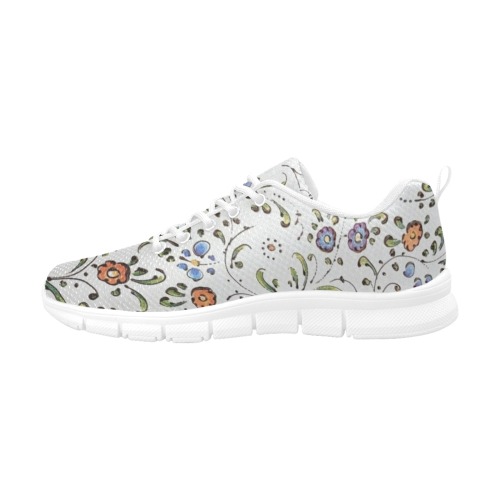 Flower Women's Breathable Running Shoes (Model 055)