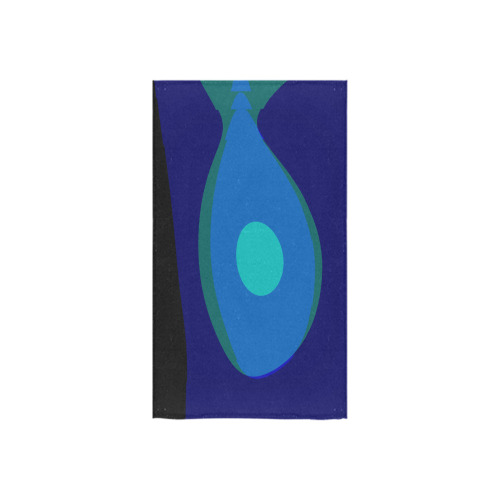 Dimensional Blue Abstract 915 Custom Towel 16"x28"