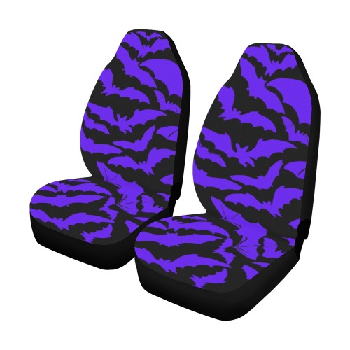 Purple bats Car Seat Covers (Set of 2)