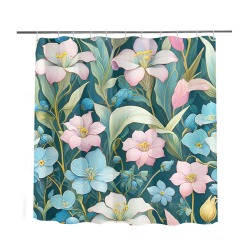 Fabulous Florals 5 Shower Curtain 69"x72"