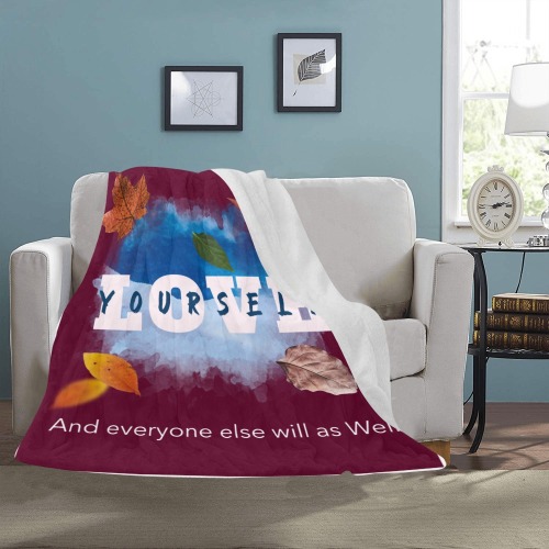 quote-poster-maker-to-design-love-posters-18c Ultra-Soft Micro Fleece Blanket 50"x60"