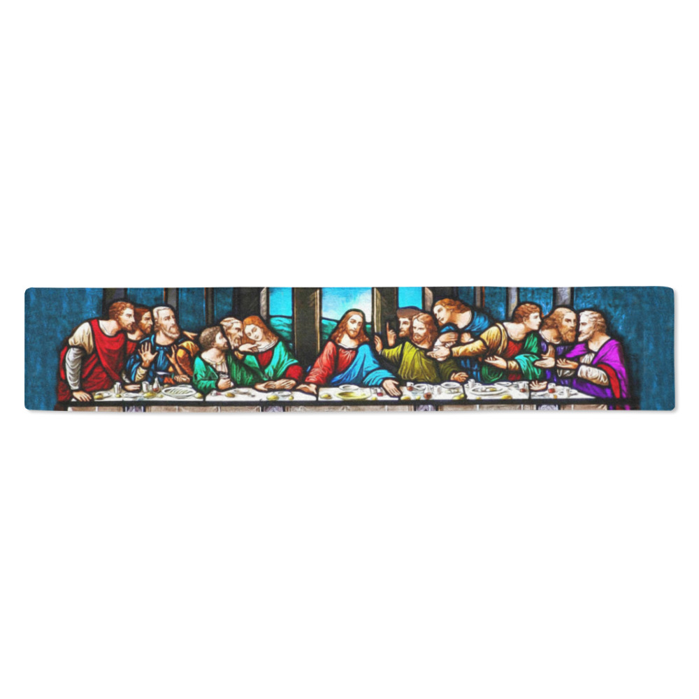 Last supper Thickiy Ronior Table Runner 14"x 72"