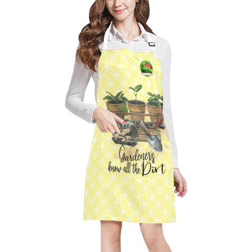 Hilltop Garden Produce by Kai Apron Collection- Gardeners know all the Dirt 53086P12 All Over Print Apron