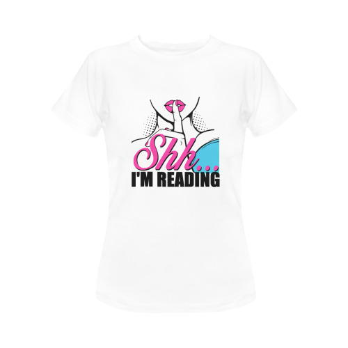 I'm Reading Women's T-Shirt in USA Size (Front Printing Only)