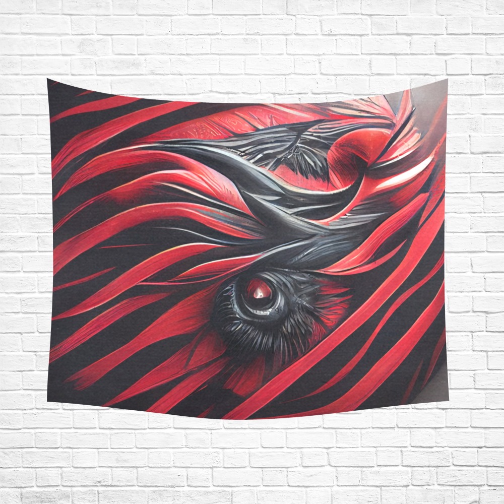 gothic eye Cotton Linen Wall Tapestry 60"x 51"
