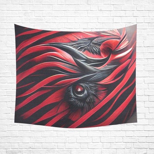 gothic eye Cotton Linen Wall Tapestry 60"x 51"