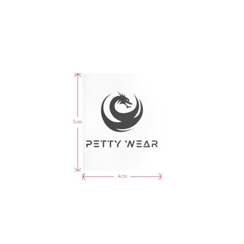 pettylogo black label Private Brand Tag on Tops (4cm X 5cm)