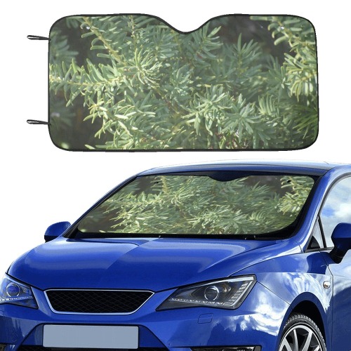 Pine Forest Car Sun Shade 55"x30"